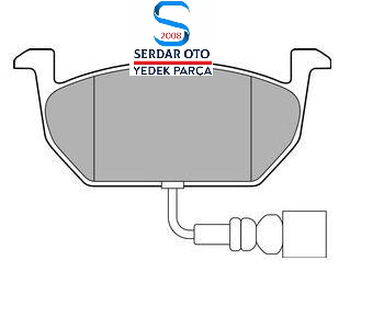 VOLKSWAGEN ÖN FREN BALATA TAKIMI ÜSTTEN KULAKLI 13- SONRASI Kamiq SCKA POLO GOLF7-A3-LEON-OCTAViA SCALA DELHPİ LP3146 5Q0698151 2Q0698151E