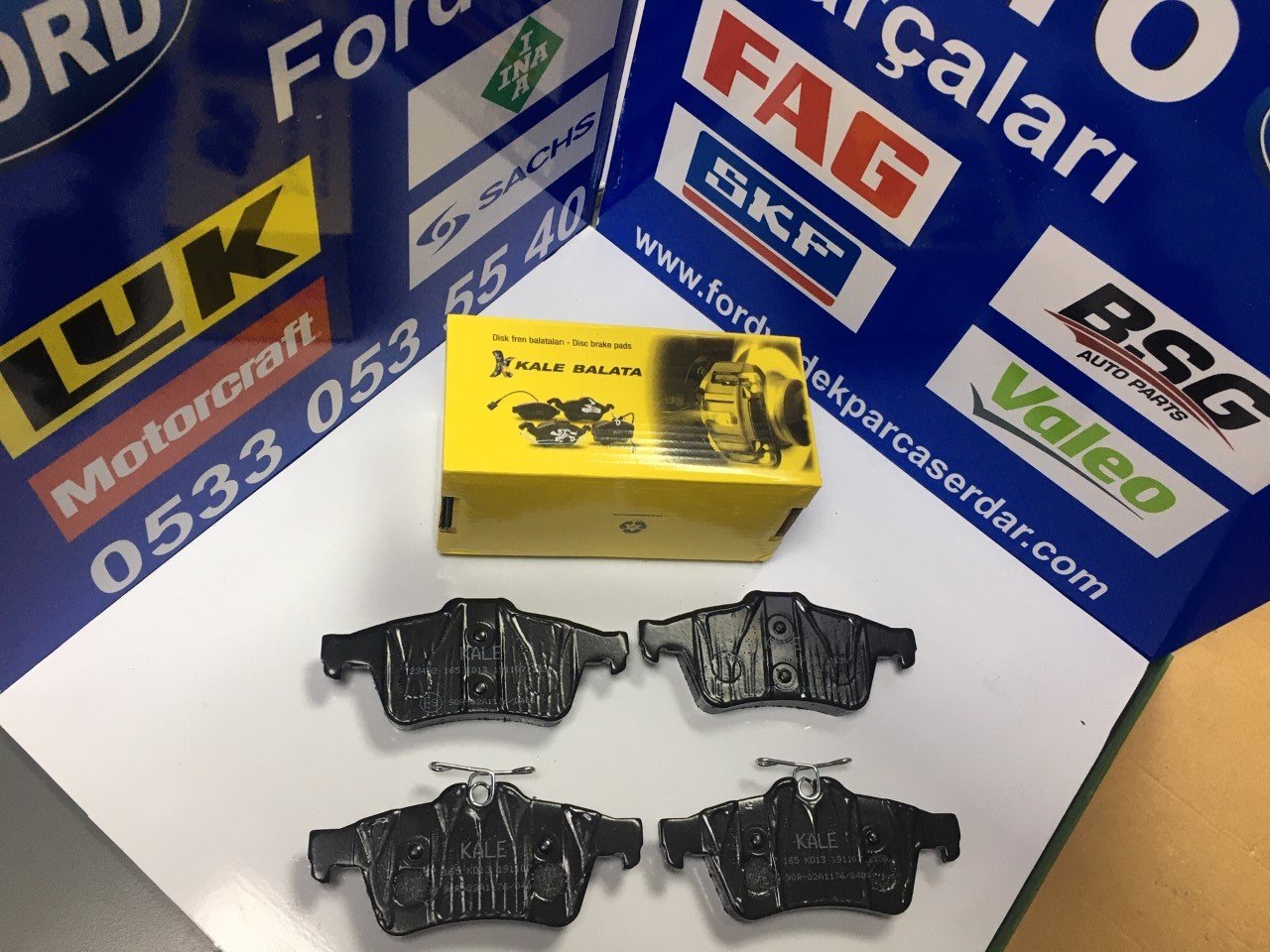 Focus Cmax VolvoS40 06-17 ARASI Arka Fren Balata Takımı Diskli Kale 2413716505