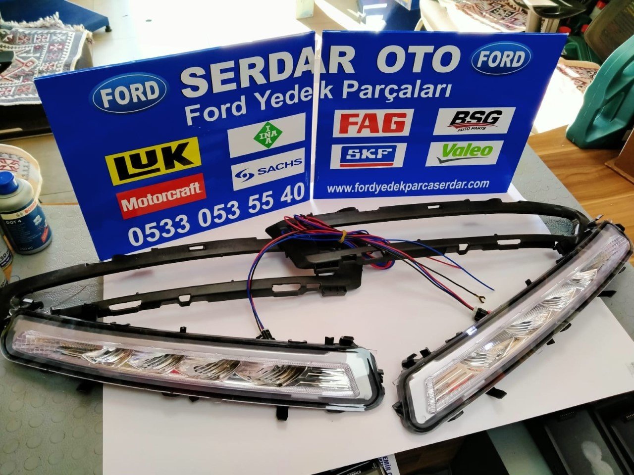 Ford Mondeo Gündüz far seti sağ sol takım 2011-2014 arası Mondeo BS7113B218