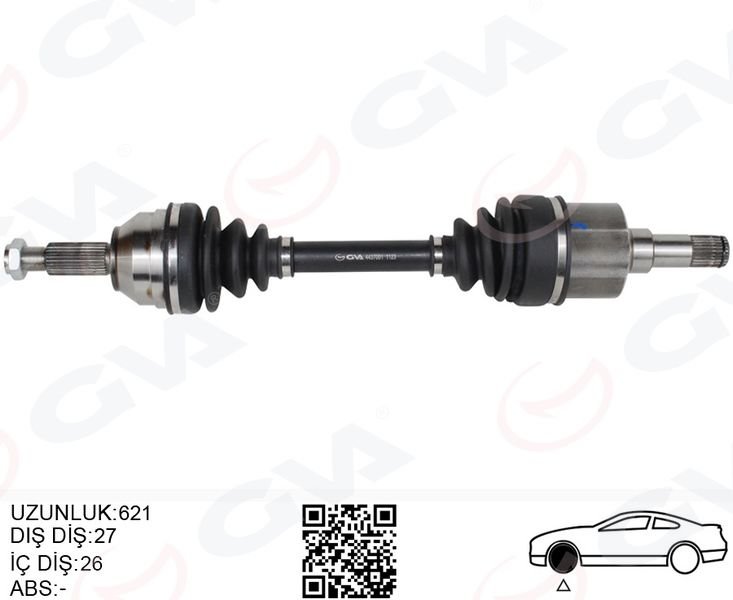 ÖN AKS KOMPLE SOL FORD MONDEO I -II 1.6- 1.8 - 2.0 93 00