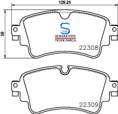 AUDİ ARKA FREN BALATA TAKIMI A4 A5 A6 Q7 16-SONRASI HELLA PAGİD 8DB355024791 8W06998451W