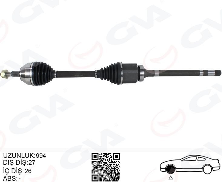 ON AKS KOMPLE SAG KUGA I 08 13 2.0 TDCI