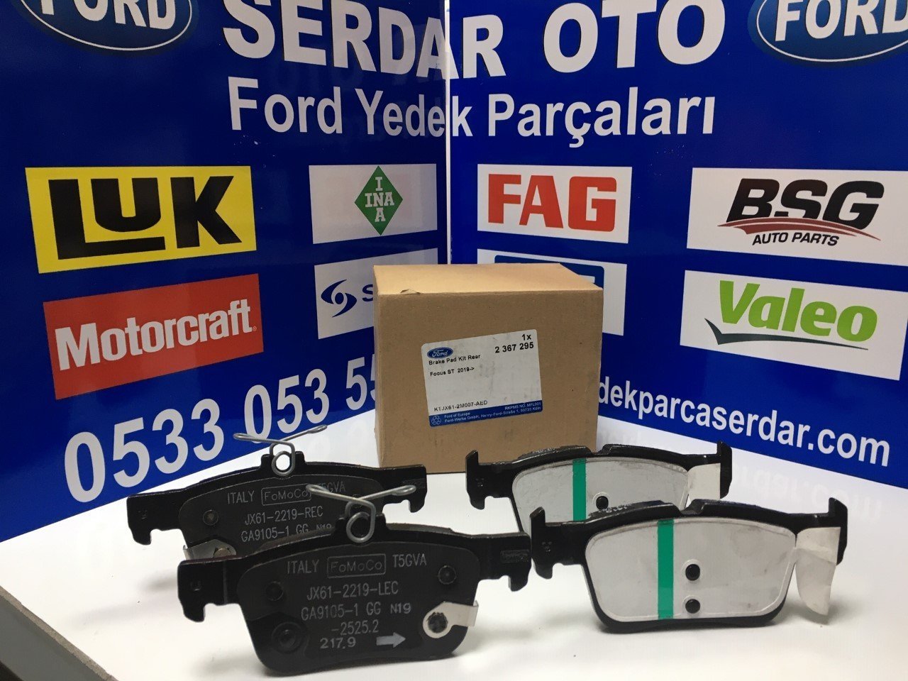 Ford Focus ve Kuga Arka Fren Balata Takımı 2019-2024 Yıllar Arası MOTORCRAFT MEK1GJ 2M008 AA