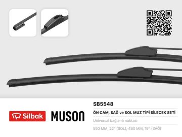 SİLECEK SÜPÜRGESİ 550/480MM MUZ TİPİ FORD FOCUS 1 10/98