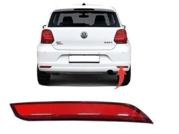 VOLKSWAGEN POLO6 11-17 Arası ARKA TAMPON REFLEKTÖRÜ SAĞ LENS 292035 GKL 10311601 6R0945106C REF-KUTU