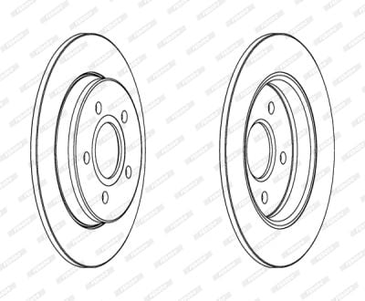 Focus Cmax Volvo Arka Fren Disk Takımı Feredo ddf1226 AV612A315