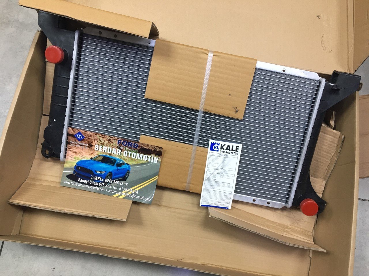 Mondeo Su Radyatörü Manuel Vites 93-99 arası Kale 348455