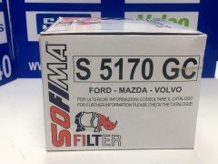 Ford Focus2 Cmax VolvoS40 Mazot Yakıt Filtresi Alüminyum 1.6 Tdci Dizel Ufi sofima 55.170.00 5m5q9155 s5170gc
