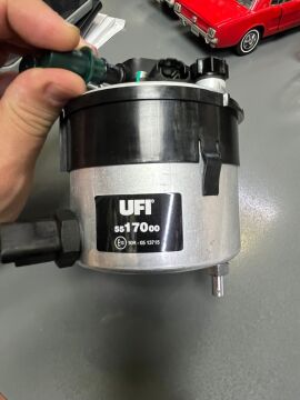 Ford Focus2 Cmax VolvoS40 Mazot Yakıt Filtresi Alüminyum 1.6 Tdci Dizel Ufi sofima 55.170.00 5m5q9155 s5170gc