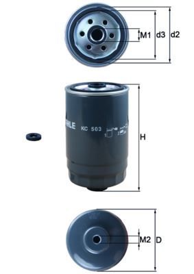 YAKIT FİLTRESİ Spin-on fuel filter