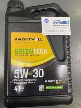 5W30 4Lt Motor Yağı TAM Sentetik Benzinli Ve Dizel Uyumludur C2/C3 KRAFTVOLL GERMANY