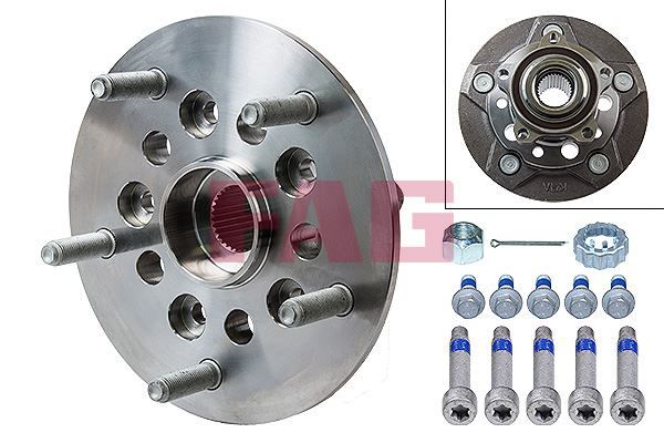 ÖN TEKER PORYASI RULMANLI FORD TRANSIT V362 CUSTOM 12- 5 BİJON ABS Lİ