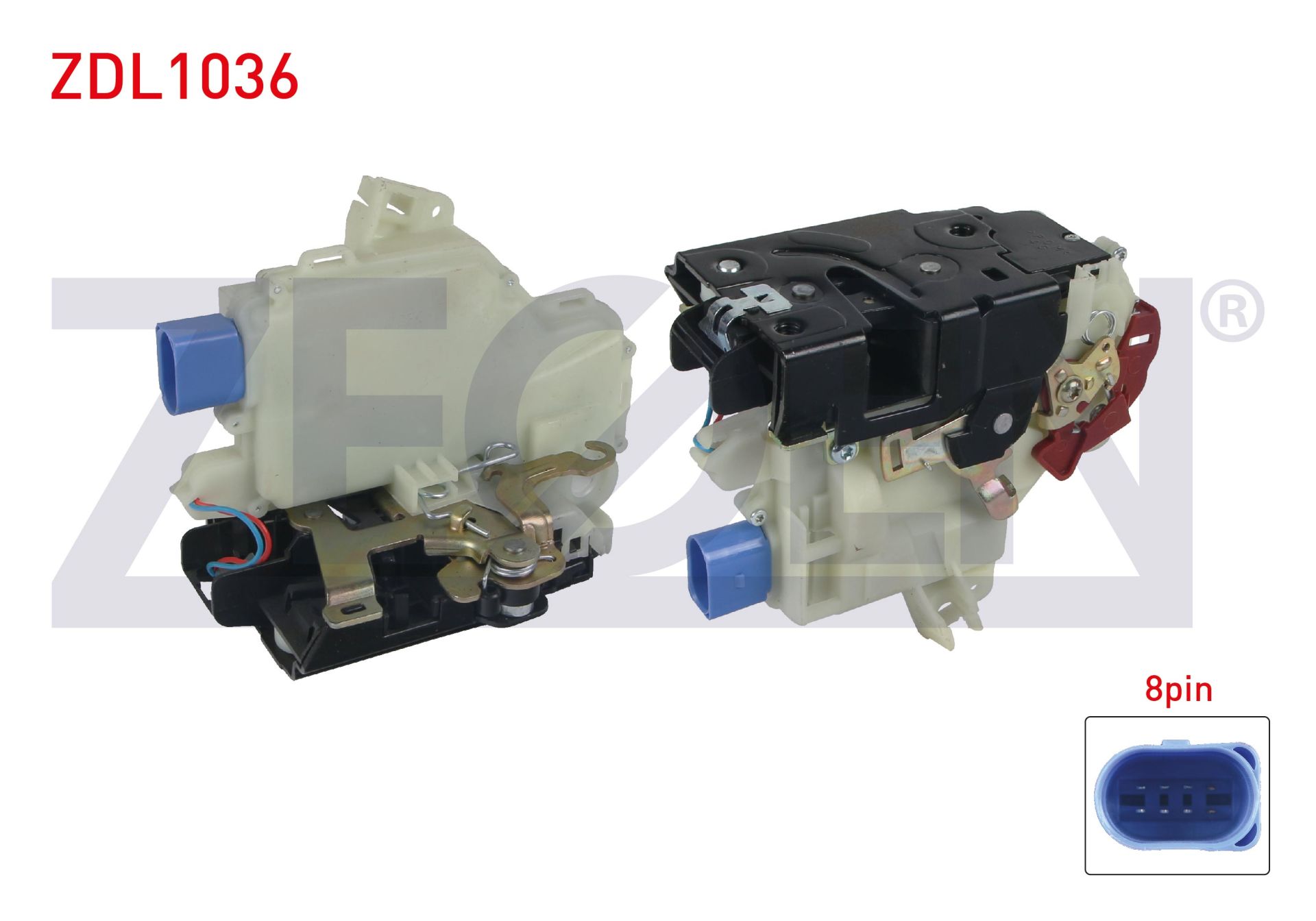 Vw Sol Ön Kapı Kilidi Merkezi Motorlu 8 fiş Caddy GolfV VI Jetta3 04-15 Arası WİSCO 3B1837015AT