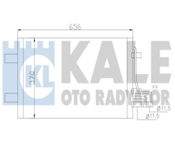 Focus 2 Cmax Klima Radyatörü 06-11 Arası Kale 386100 Dp.