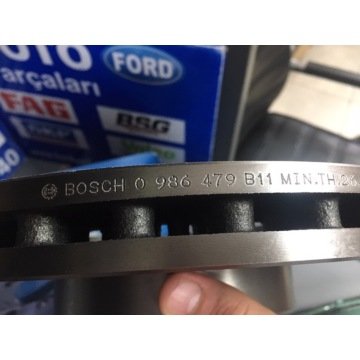 Ford Transit V347 Ön Fren Disk Takımı 07-13 ARASI Bosch 6C161125 0986479B11 (Kargosu Ücretsiz)