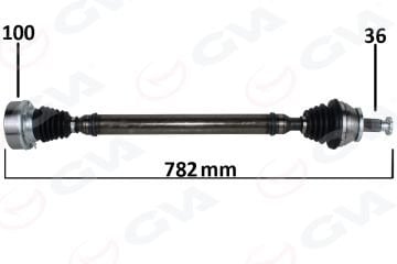 Ön Aks Sağ 2010- Sonrası POLO İBİZA FABİA CFWA CAYB CAYC CGGB 1,2 TDİ-1,6 TDİ Dizel BSG 90350032 6R0407762A 6R0407762AX