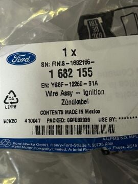Ford Focus Fiesta 1.25 1.4 1.6 benzinli 1998-2017 Arası Buji Kablo Takımı ORJİNAL ford