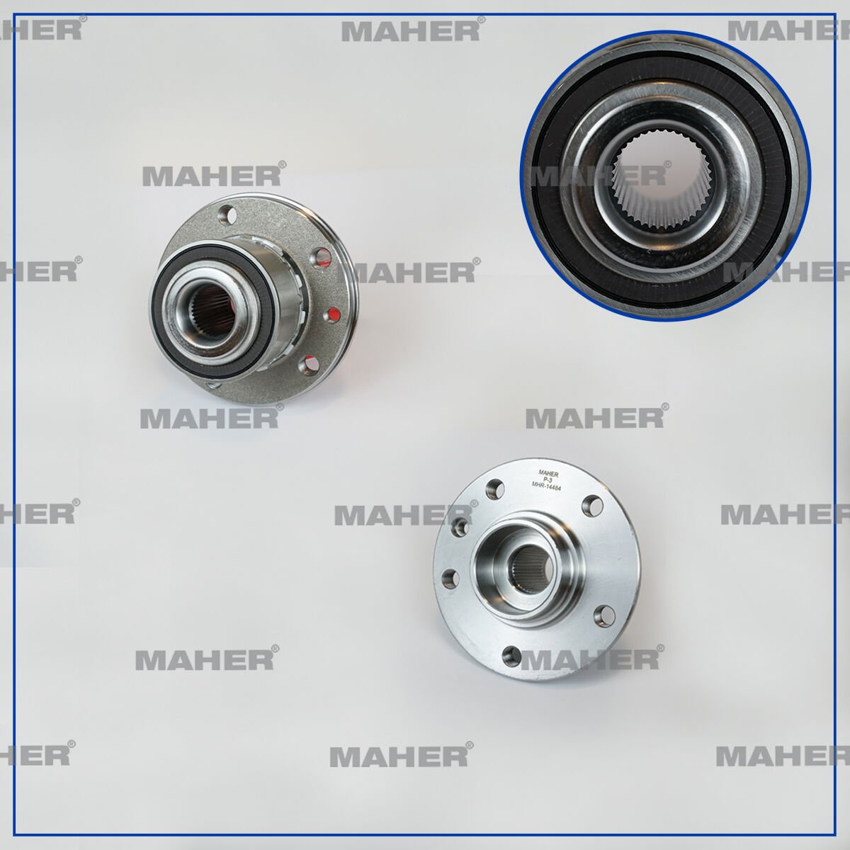 Vw T5 T6 t7 TOUAREG transporter Ön - Arka Teker Bilyası Poryalı 7H0401611H MHR-14484