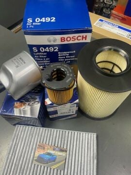 Ford Focus 1.5 1.6 Tdci Yağ Bakım Filtre Seti Manuel Vites 11-17 ARASI BOSCH