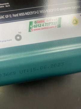 Connect Yağ Filtre Bakım Seti Castrol 5w30 orjinal 08-13 Arası