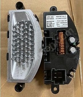 Vw Fan Regülatörü Audi A3 Golf7 Passat Tiguan Seat Leon Orjinal BOSCH OEM 5Q0907521E 5Q0907521A =LÜTFEN AÇIKLAMA BÖLÜMÜNÜ OKUYUNUZ=) K-22