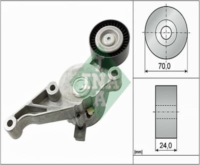 Vw V Kayış Gergi Bilyası Komple Kütük GOLF5-CADDY-PASSAT-T5-AUDİ A3-A4 İNA534015110 03G903315C D AXC AXB-BJB-BKC-BLS-BXE 1,9 TDİ XA-3