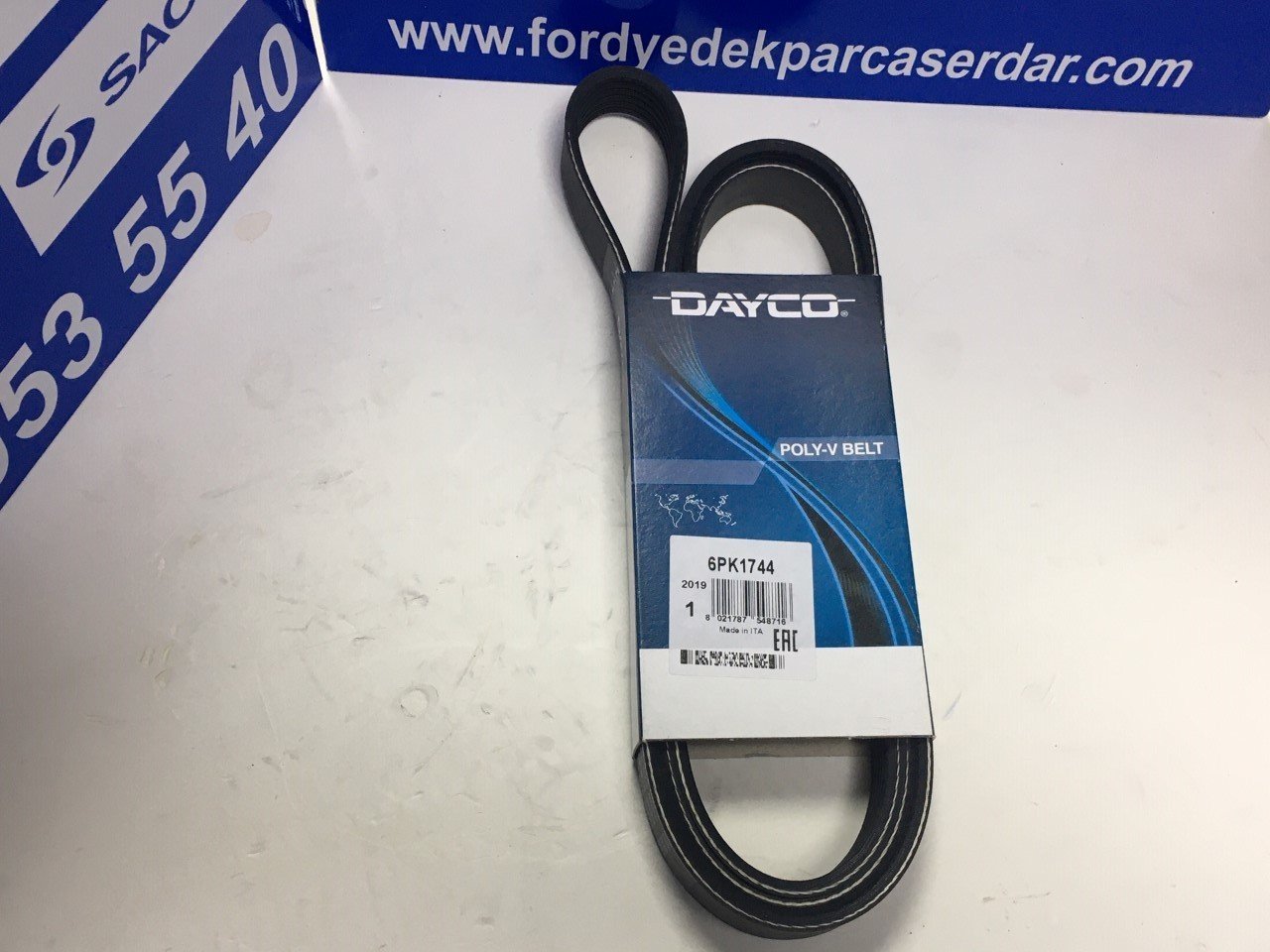 Ford V Kayışı 6PK-1744 Klimalı 2008-2013 Model arası Connect DAYCO 6T1Q6C301