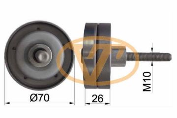Vw V Kayış Gergi Bilyası 1.4 Tsi Scirocco Jetta A3 Tiguan Golf BLG-BMY-CAVA 1,4 TSİ 03c145276B 90615061 3-54