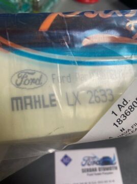 (Ford Courier 14-17) (Fiesta 11-17 )Hava filtresi Elemanı Euro5 Tdci 09-17 Arası Orjinal ford MET769601