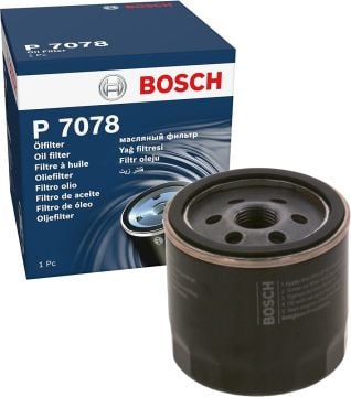 Ford Focus Fiesta Mondeo Benzinli Yağ Filtresi 1,25/1,4/1,6 BENZİNLİ Bosch 026407078 EM5G6714 7S7G6714AA BM5G6714