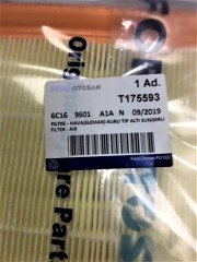 Ford Transit Hava Filtresi 2003-2017 Yıllar Arası ORJİNAL FORD V347 155PS 6C169601AA