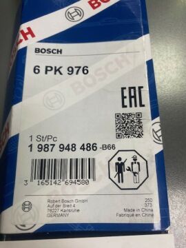 V KAYIŞI 1.4-1.6 TDCİ FOCUS FİESTA CMAX BOSCH 6PK-976