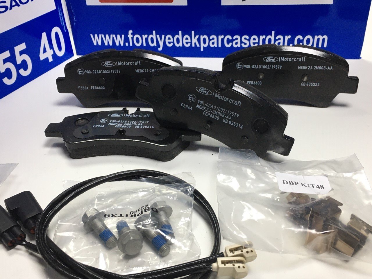 Ford Transit - Custom Arka Fren Balata Takımı 14-22 ARASI V363 MOTORCRAFT MEMK2J2M008A1A (Kargosu Ücretsiz)