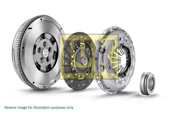 VOLANLI DEBRİYAJ SETİ 415019110 + 624311600 LT35 96-06 ARASI AVR-ANJ 052000'DEN SONRA 2,5 TDİ   LUK 600034500 074105266N h D1-A5