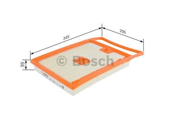 POLO HAVA FİLTRESİ 14-SONRASI CUSA-CUSB-CUTA 1,4 TDİ BOSCH 026400543 6C0129620D