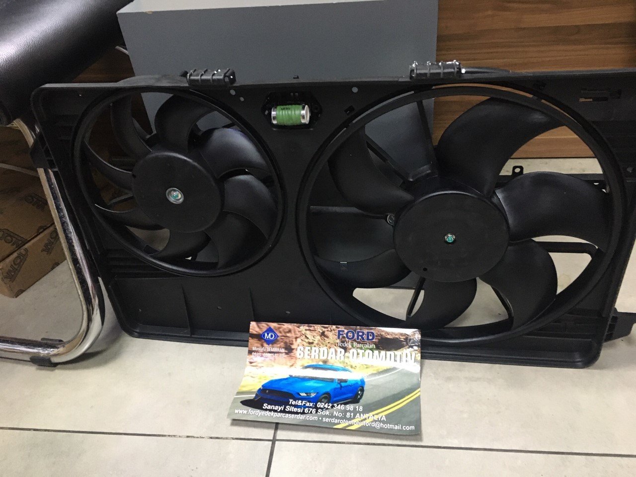 Ford Connect Fan Motoru Komple Çiftli Connect 03-13 Arası Kale 351340 7T168C607