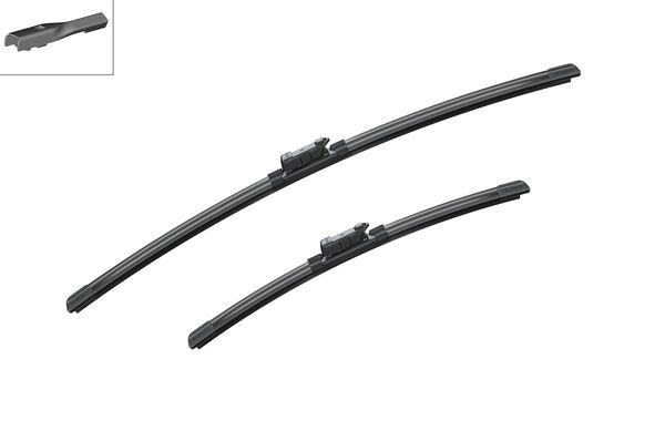 SİLECEK SÜPÜRGESİ ÖN TAKIM 2010- Sonrası 119260 ( 600 / 400 MM ) (MUZ TİP) POLO-TOLEDO-RAPİD-A1-LEON fr Passat B8 BOSCH 3397007555 6R1998002 6R1955425A A555S