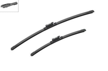 SİLECEK SÜPÜRGESİ ÖN TAKIM 2010- Sonrası 119260 ( 600 / 400 MM ) (MUZ TİP) POLO-TOLEDO-RAPİD-A1-LEON fr Passat B8 BOSCH 3397007555 6R1998002 6R1955425A A555S