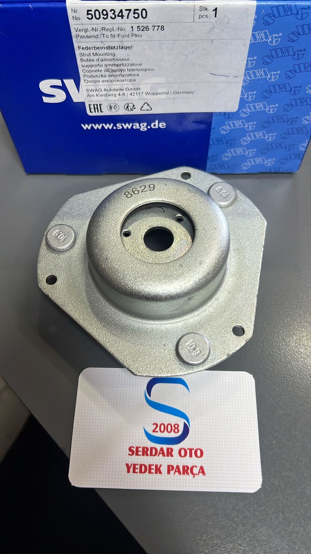 Ford Courier (Fiesta 09-17 ) Ön Amortisör Üst Takozu SWAG GERMANY 50934750