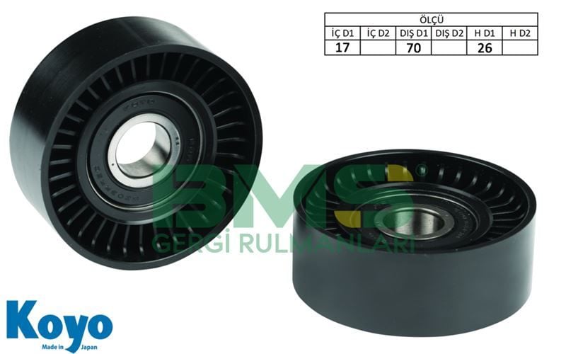 V KAYIŞ GERGİ BİLYASI (TEK) BKY POLO FABİA BMS002