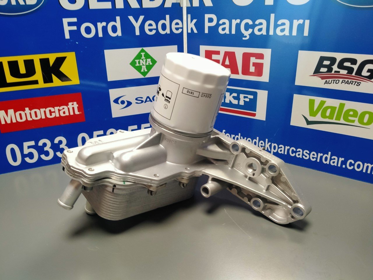 Motor Yağ Soğutucu Komple Transit Orjinal Ford bk3q6b624 V347 155PS