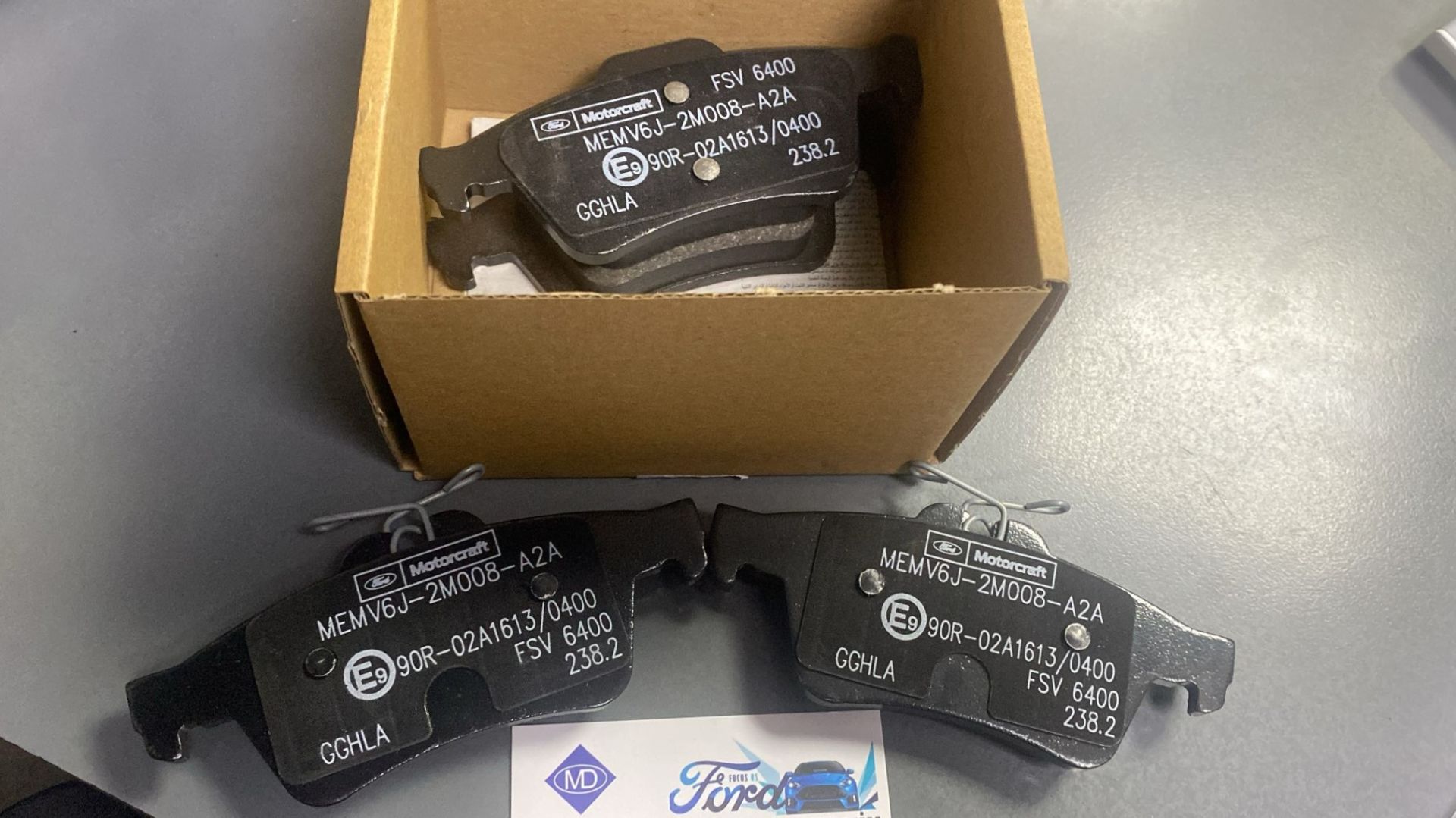Focus Cmax Volvo Arka Fren Balata Takımı 06-17 Arası Motorcraft MEMV6J2M008A2A