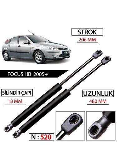 FOCUS1 KASA HCBK BAGAJ AMORTİSÖRÜ 98-2005 ARASI