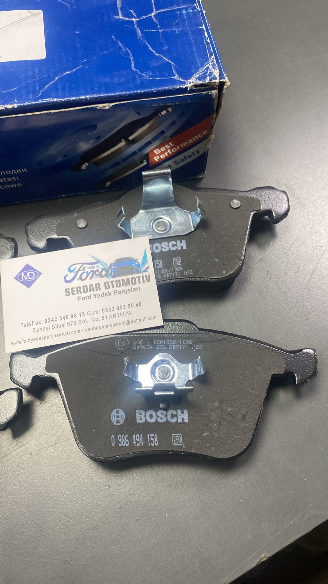 Volvo xc90 v70 Ön Fren Balata Takımı Bosch 0986494158