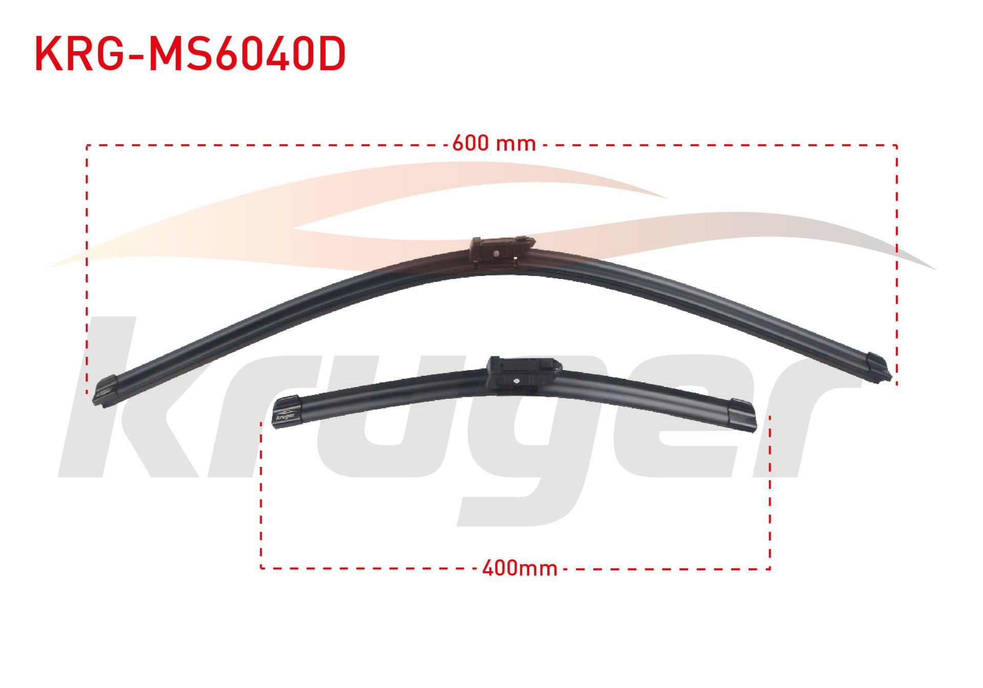 Vw Ön Cam Silecek Takımı 2010-2017 yıllar arası POLO AUDİ A1 LEON SKODA JETTA 600-400mm Kruger MS6040D