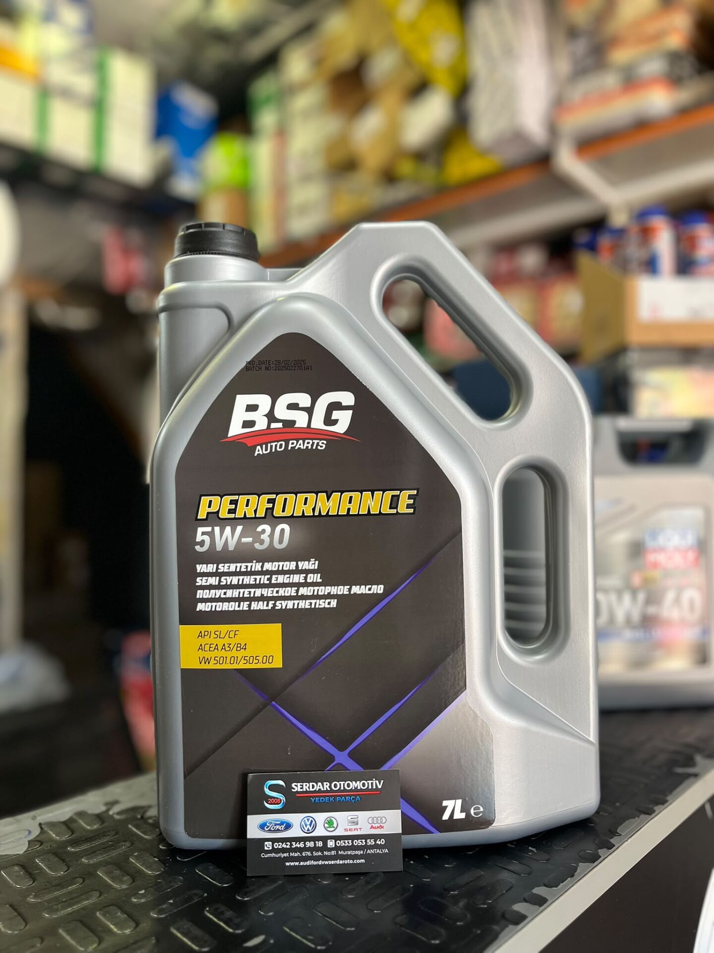 MOTOR YAĞI 5W30 7 LİTRE SL/CF FULL SENTETİK BSG 99998082 (Kargosu Ücretsiz)
