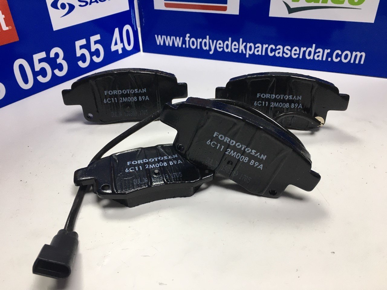 Transit V347 Arka Fren Balata Otosan Orjinal 07-13 Arası 6C112M008B9A