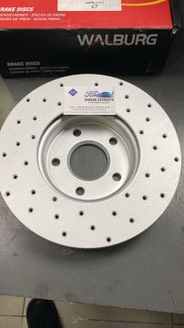 Focus Cmax VolvoS40 C30 V50 Ön Fren Diski Performans Delikli Kaplamalı WALBURG 1044CD