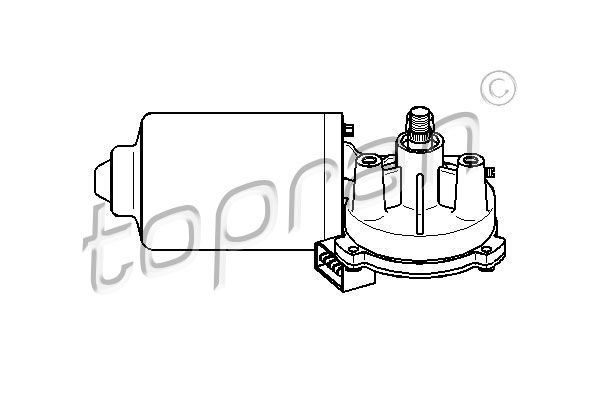 Vw Ön Cam Silecek Motoru Caddy2 Bora Golf3 Polo Classic Germany Topran 108792001  1C0955119 1-K-127