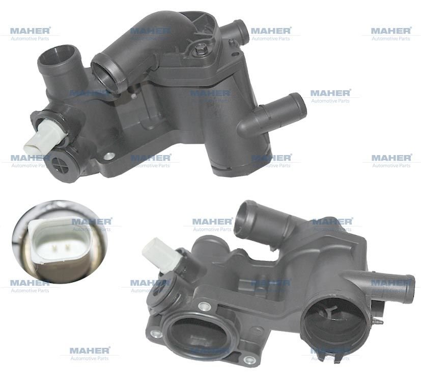 TERMOSTAT YUVASI KOMPLE POLO / İBİZA / FABİA / ROOMSTER 09-15 ARASI CGGB BUD BXW 1.4 TSİ BENZİNLİ MAHER 09871 032121111CG 2-K-32-AR